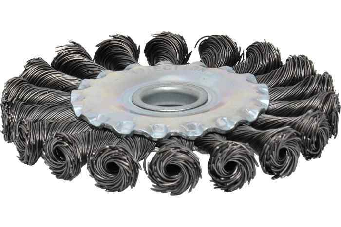 Щетка для УШМ дисковая Ø22,2/125 мм Cutop Profi сталь/витая