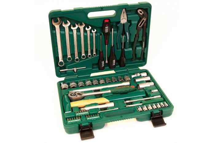 Набор инструмента универсальный 1/4" 6-13мм  1/2'' 12-24мм 60 пр./JONNESWAY