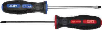 Отвертка РН2  6х150 мм"Универсал", CrV сталь, прорезиненная ручка, Профи    FIT