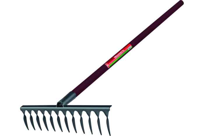 Грабли 12 зубьев витые с черенком "Молодость моя"	