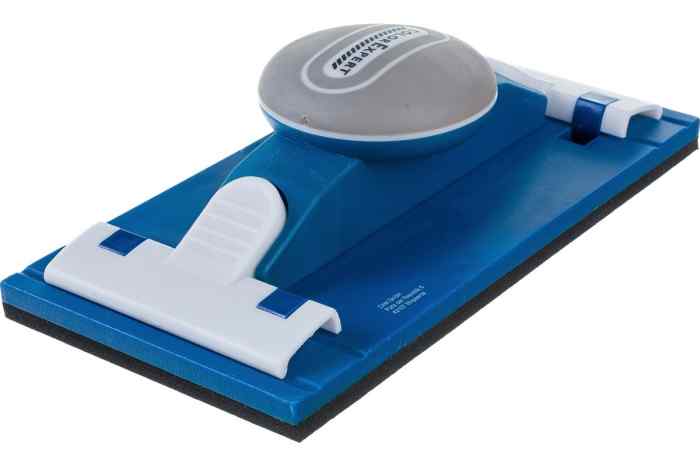 Брусок для шлифования с зажимами 212 х 105мм ручка пластик ERGO-GRI COLOR EXPERTP