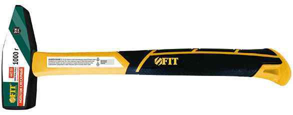 Молоток кованый, фиберглассовая ручка 800 гр. FIT