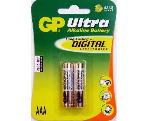 Батарейка GP Ultra 24A LR03 АAA BL2  (уп. 2шт)