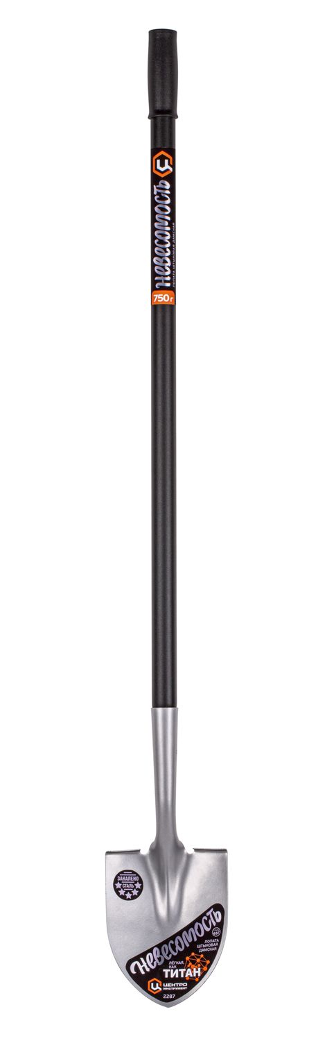 Лопата штыковая дамская "Невесомость" с алюм. черенком, длинна 1270 мм, ширина 155 мм