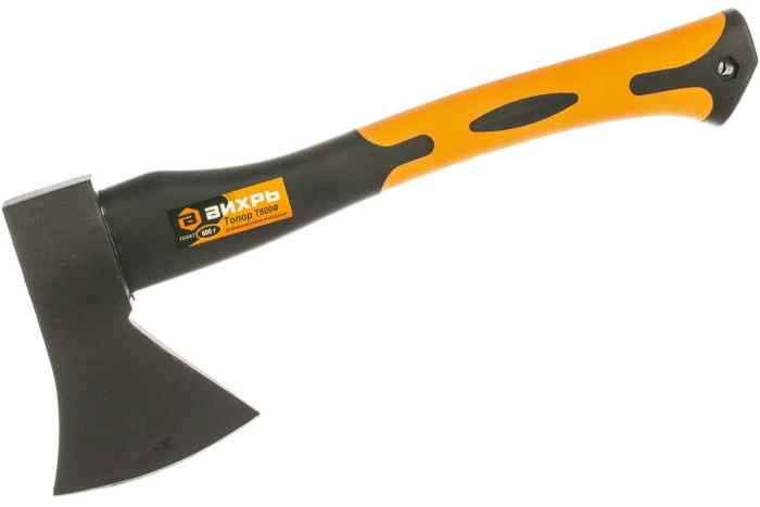 Топор Т600Ф, фибергласовое топорище Вихрь