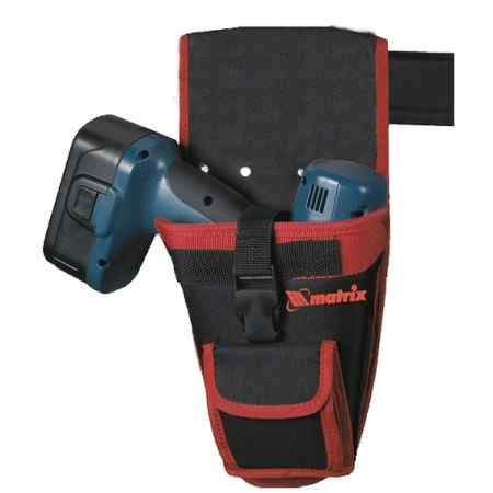 Кобура для шуруповерта с карманом для бит и сверл/MATRIX