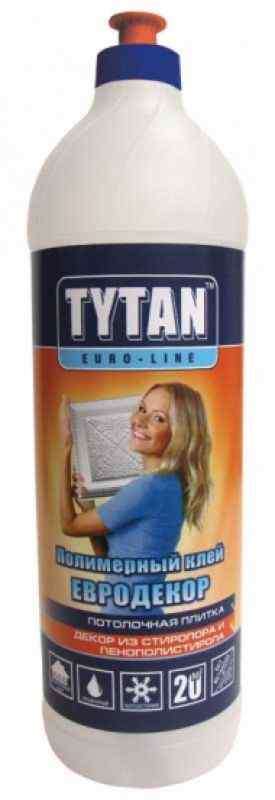 Клей полимерный Евродекор 1л TYTAN
