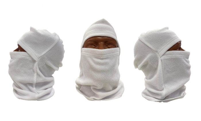 Балаклава зимняя флис Белый