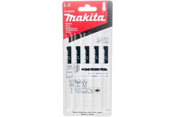 Пилки для лобзика A-86309 (L-2,HCS,4.2 мм, рез.5-90 мм.) /Makita