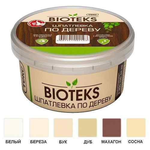 Шпатлевка по дереву махагон 0,75 кг BIOTEKS