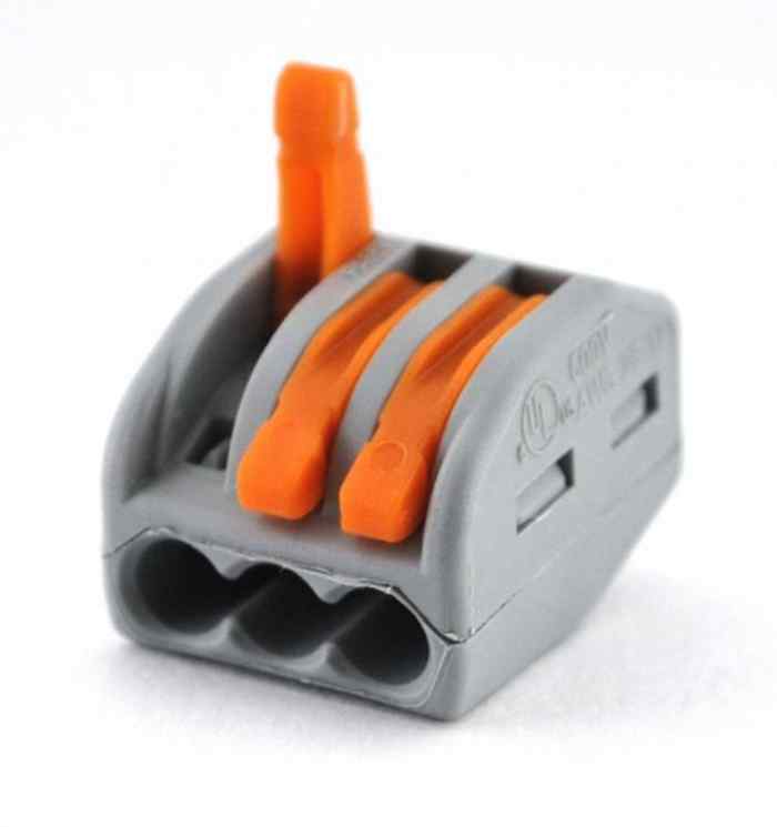 Соединитель клеммный 3х2,5 мм.кв. с рычажком РСТ 222-413 TOKOV