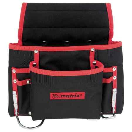 Подсумок поясной 8 карманов, держатель для молотка, клещей/MATRIX