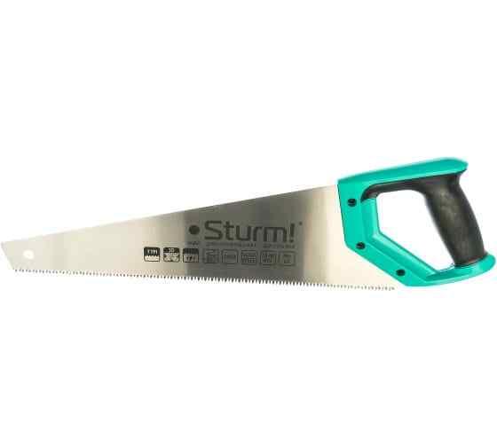Ножовка по дереву, 500мм, 7TPI, 3D, Sturm