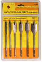 Набор сверл по дереву перовых 6шт/Энкор