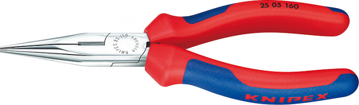 Плоскогубцы  полукруглые с режущими кромками радиомонтажные160 мм /KNIPEX