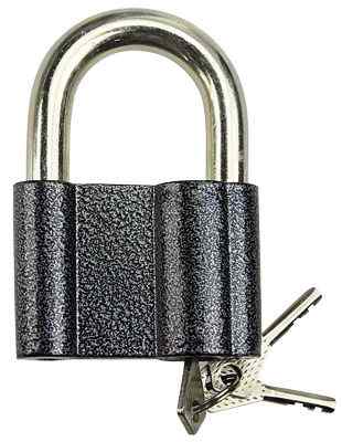 Замок навесной 74 усиленный, 3 ключа, сплав (113-006)