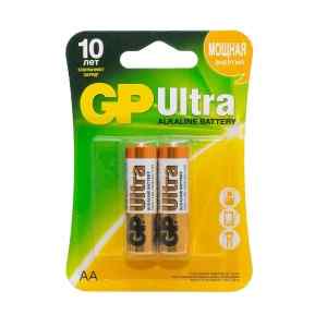 Батарейка GP Ultra 15A LR06 AA BL2  (уп. 2шт)