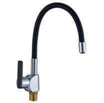 Смеситель для кухни AK6938-7 Чёрный с гибким изливом "AquaKratos"