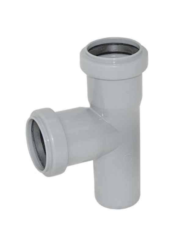 Тройник d 40х40х90 канализ.