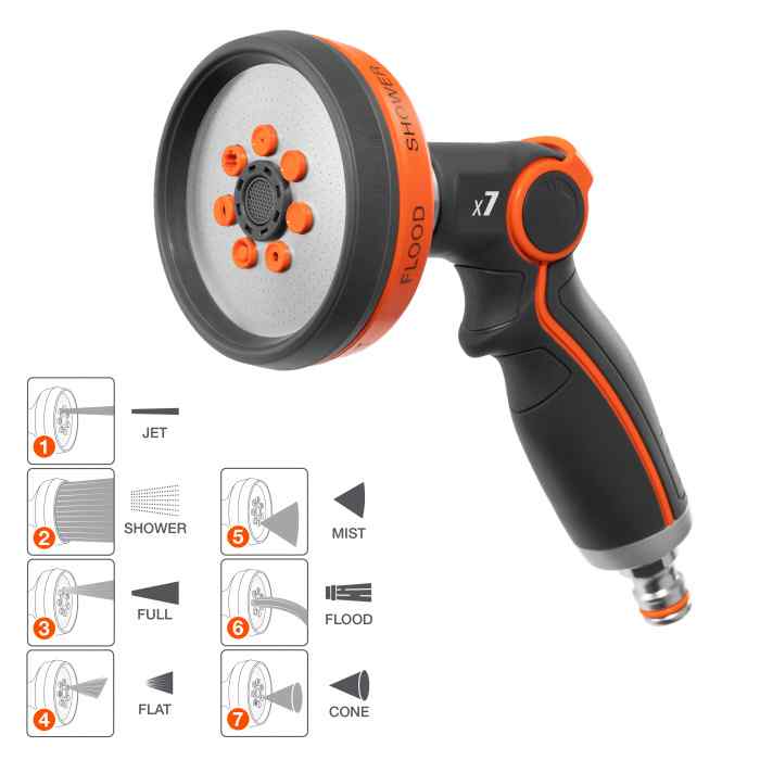 Пистолет-распылитель металлический Spray Gun x7 DWG 4020 DAEWOO