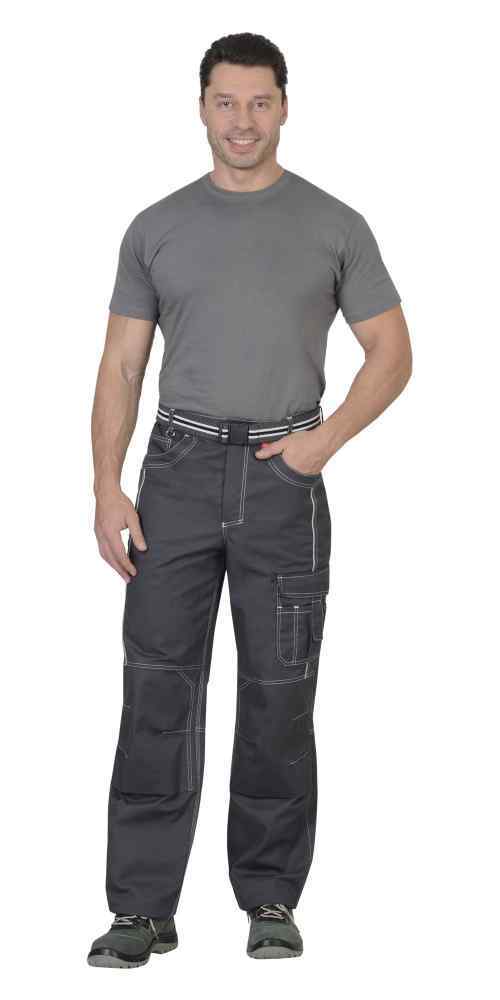 Брюки мужские "Престиж" т.-серый Rodos 