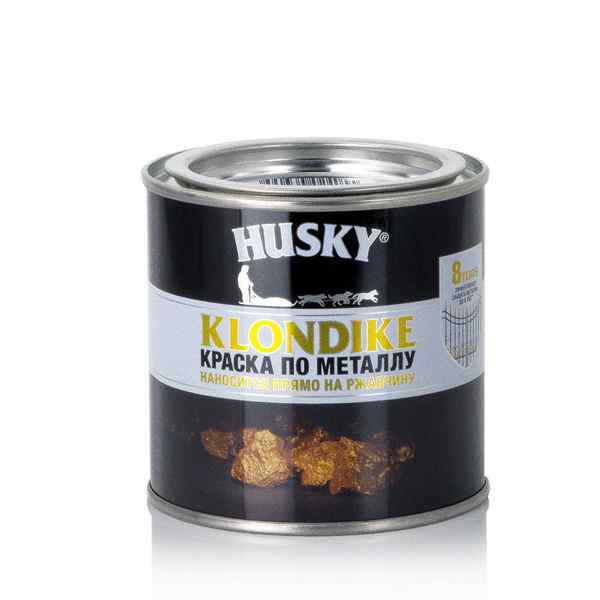 Краска по металлу глянцевая база C 2,5л KLONDIKE Хаски