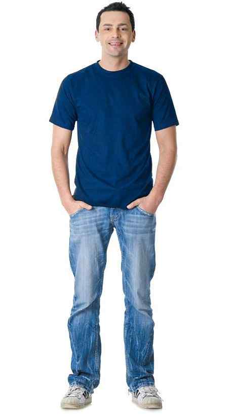 Футболка темно-синяя хлопок 160г/м2 