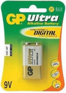 Батарейка GP Ultra 6LR61/6F22 BL1 крона (уп. 1шт)