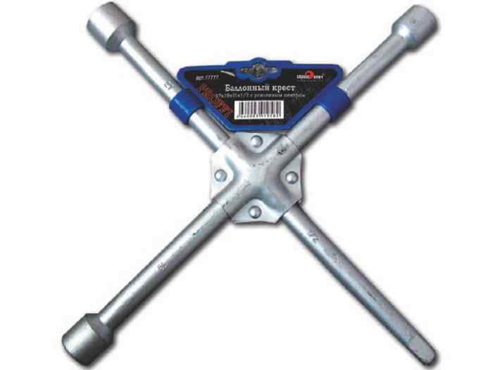 Ключ баллонный 17*19*21*1/2" с усиленым центром /СЕРВИС КЛЮЧ