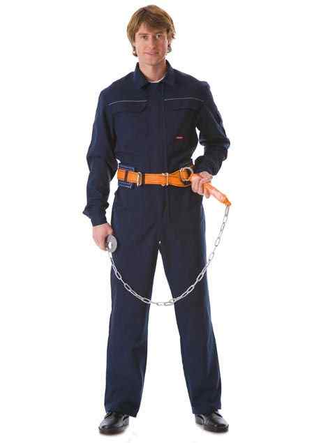 Система удерживающая: привязь безлямочная+строп цепь металл