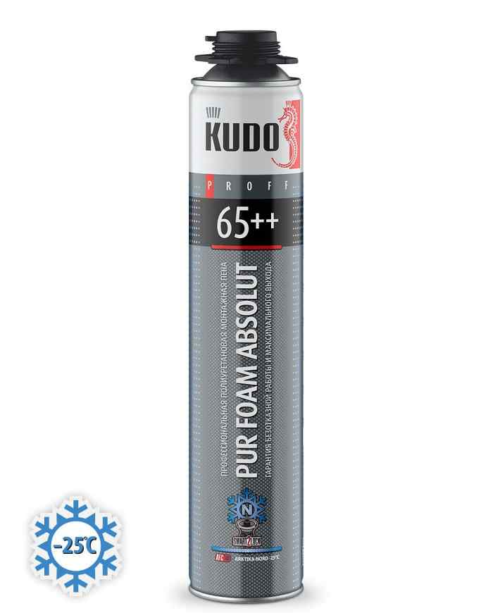 Пена зимняя KUDO PROFF 65++ Arktika NORD -25° 1000 мл профессиональная 
