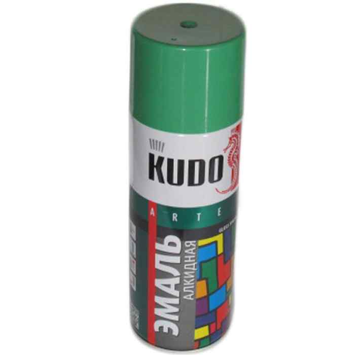 Эмаль универсальная зеленая 520 мл KUDO-10081