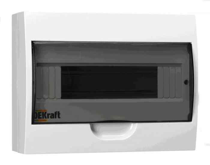 Корпус модульный пластик. навесной ЩРН-П- 8 (8 мод. 1 ряд IP41) МКР12-N-08-40-20 ИЭК