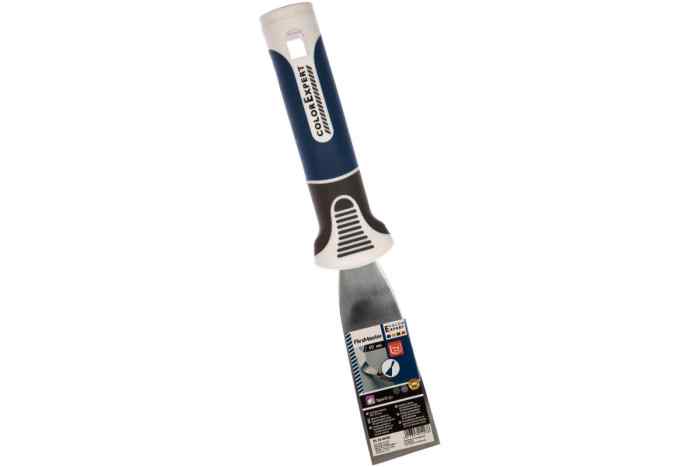 Шпатель 40 мм, нерж.сталь, гибкий, 3К-ручка COLOR EXPERT