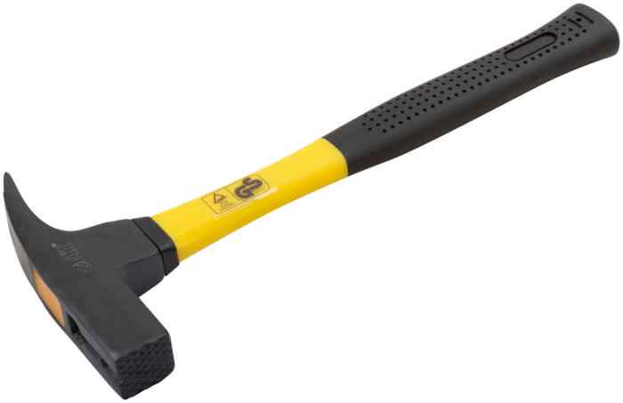 Молоток кровельщика 600 гр., фиберглассовая усиленная ручка FIT 