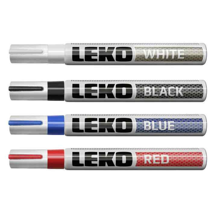 Маркер-краска 3,0-4,0мм черный нитроэмаль LEKON Standart (12/144)