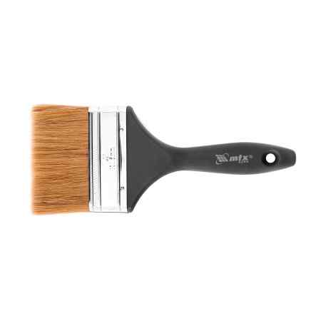 Кисть плоская "Евро" 4 ,натуральная щетина,пласт.ручка MATRIX