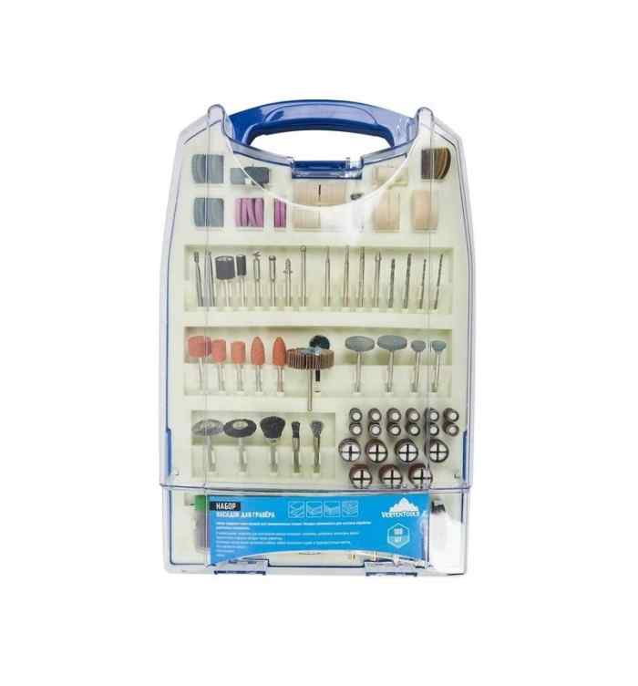 НАБОР НАСАДОК ДЛЯ ГРАВЕРА 188 ПРЕДМ ./ VERTEXTOOLS