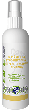 Спрей для ног дезодорирующий "Элен" флакон 100 мл. 