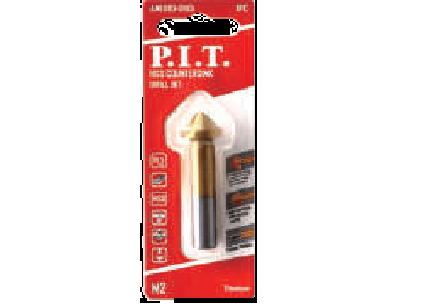 Сверло-зенковка из быстрорежущей стали P.I.T. 12,4x56мм хвостовик 8 мм(AMED10-0124)