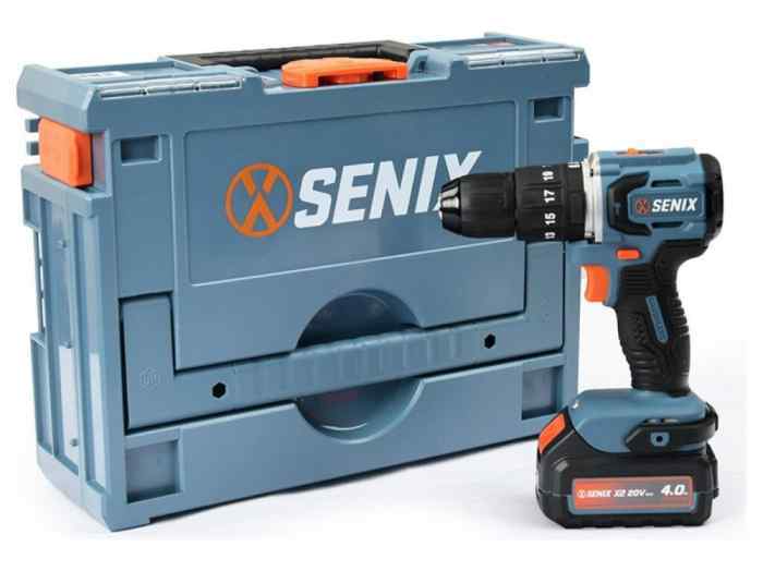 Дрель-шуруповерт бесщ. удар. аккум. PDHX2-M2-EU(13мм, 20В, 1*4А/ч, 60Н/м, кейс)SENIX 