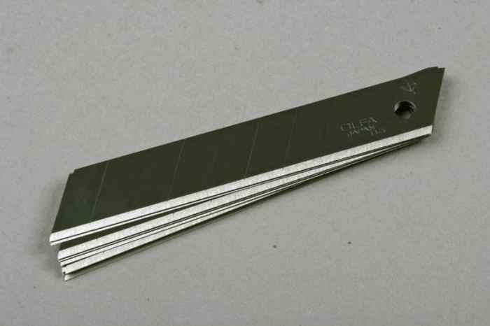 Лезвие OLFA 18х100х0,5 (OL-LBВ-10В) 10 шт.