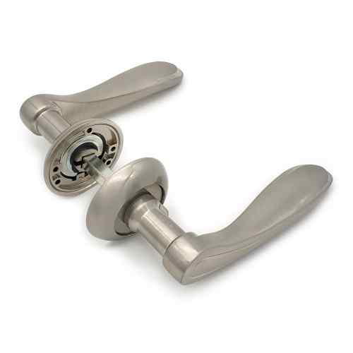 Комплект дверных ручек SOLLER ZY-509 SS матовый никель 