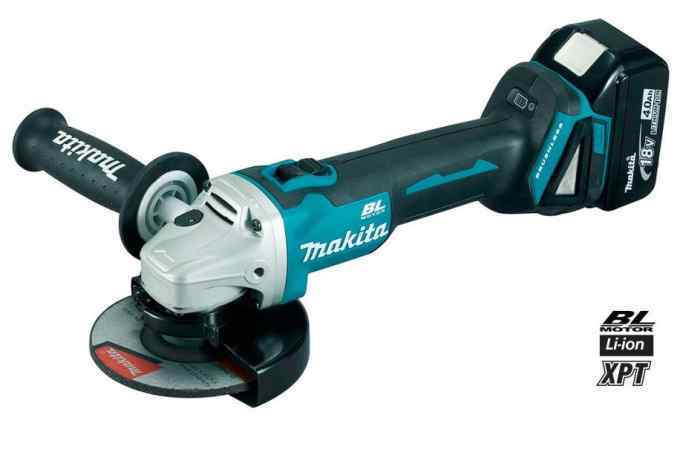 Машина шлиф. угл. аккум. DGA 504RF Makita (б/щет 18В, Li-Ion 1аккум*3А/ч, 125мм, 8500об/мин)
