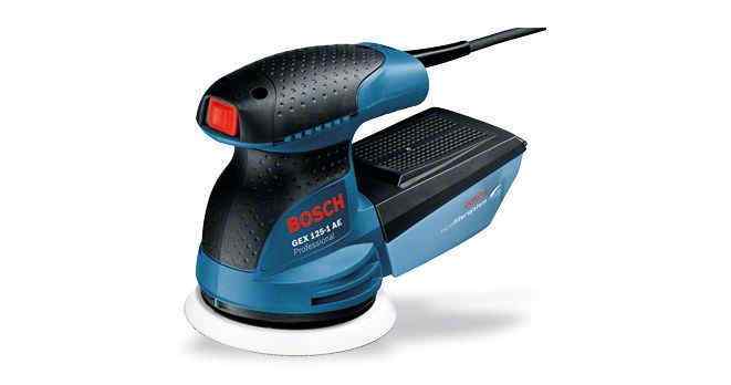 Машина шлиф. эксцентр. GEX 125-1 AE Bosch (250Вт, 125 мм, шлифлист, блок микрофильтра) (шт)