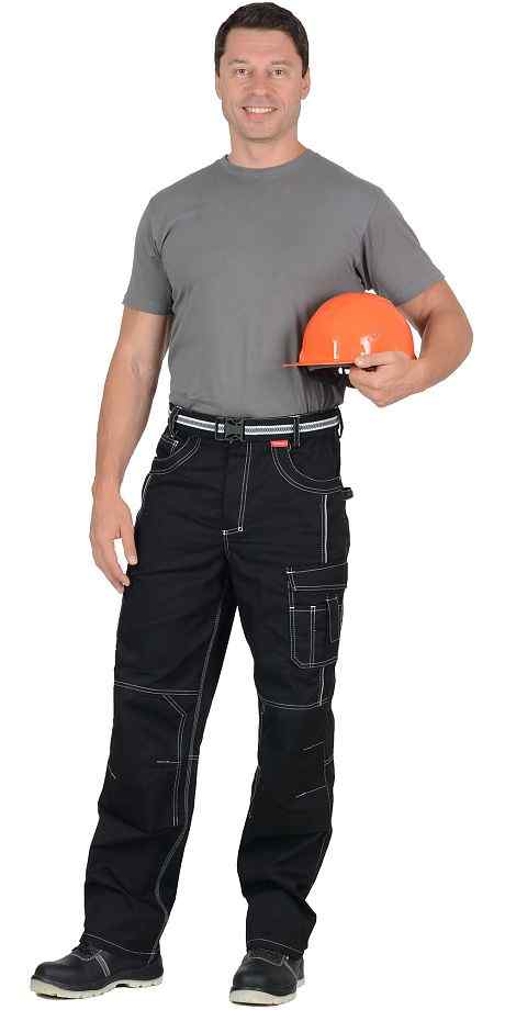 Брюки мужские "Престиж" черные Rodos 