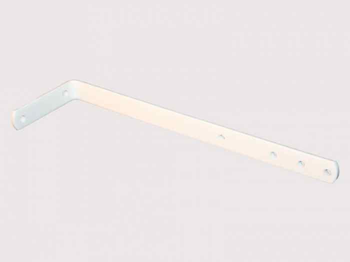 Кронштейн бытовой 80х280х20х4,0 мм белый