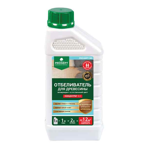 Отбеливатель для древесины 1л PROSEPT 50
