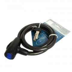 Замок навесной с тросом PD-84-100СМ длина 1000 мм D12 мм Апекс (2057)