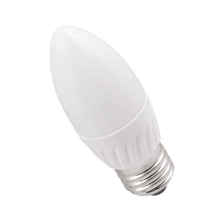 Лампа 5W 230V Е27 4000К C35 светодиодная свеча "IEK" 